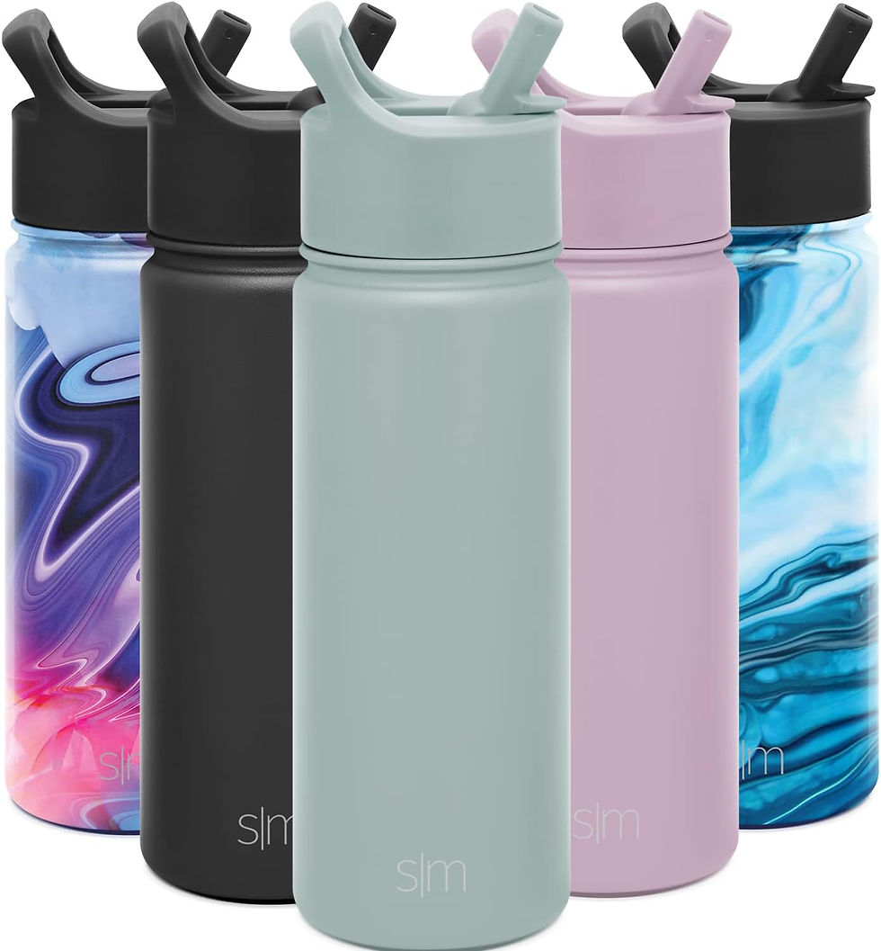 Thumbnail: Simple Modern Water Bottle with Straw and Chug Lid Vacuum Insulated Stainless S