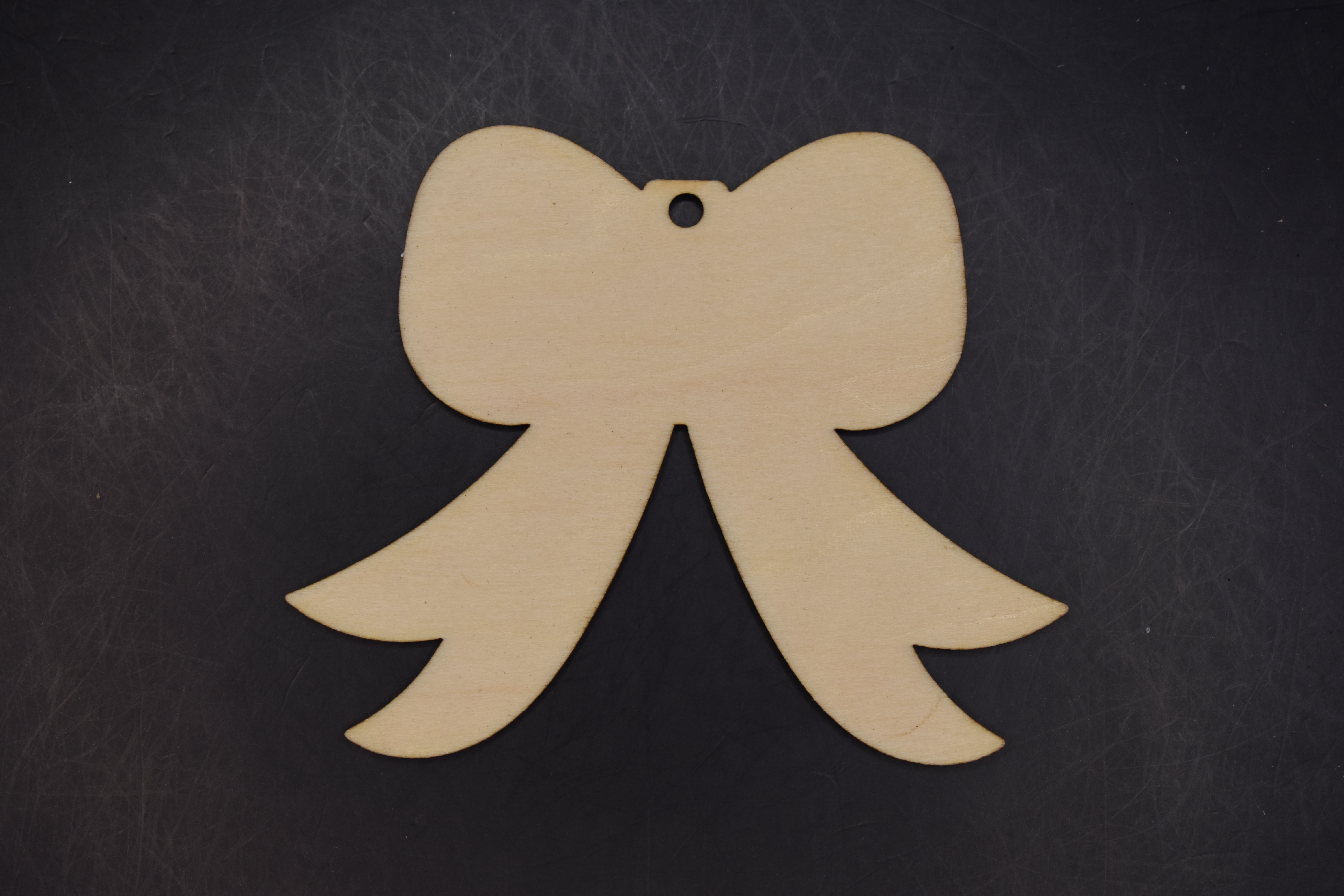 Wood gift tag