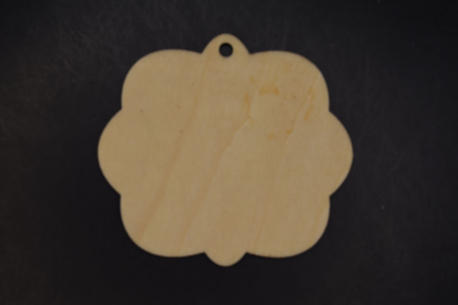 Wood gift tag