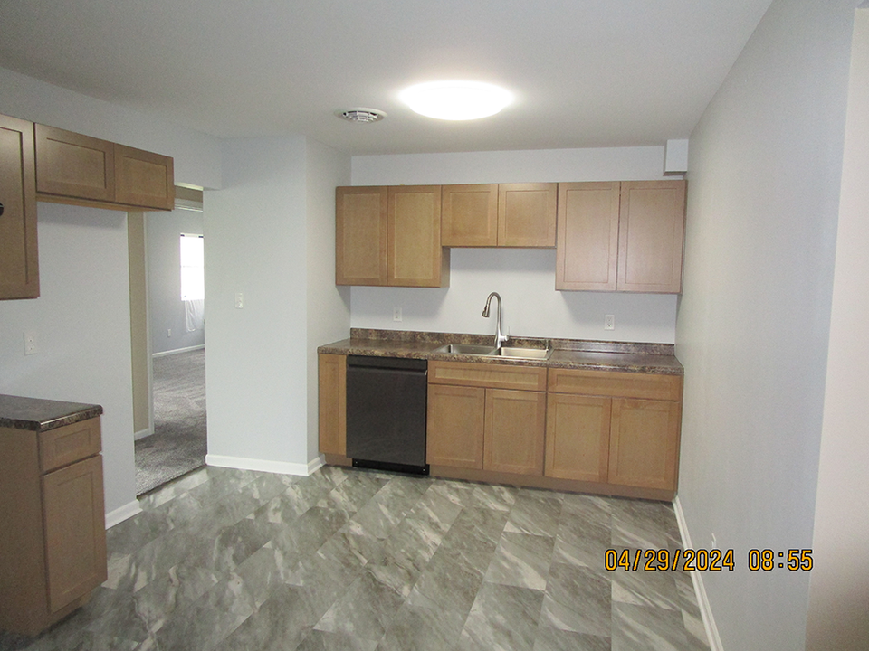 Water restoration in kitchen