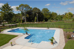 inground vinyl pool construction