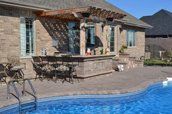 bullnose brick pool coping installer