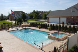 stamped concrete pool deck builder