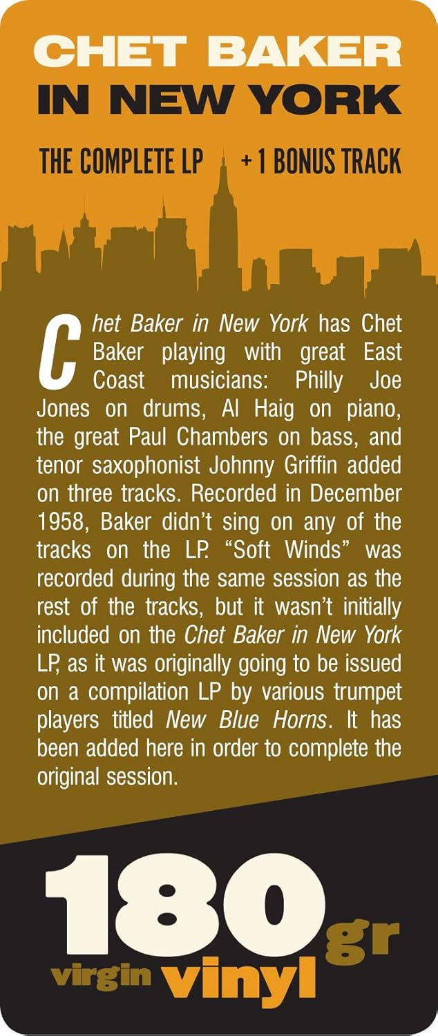 Thumbnail: Chet Baker - In New York (Import)