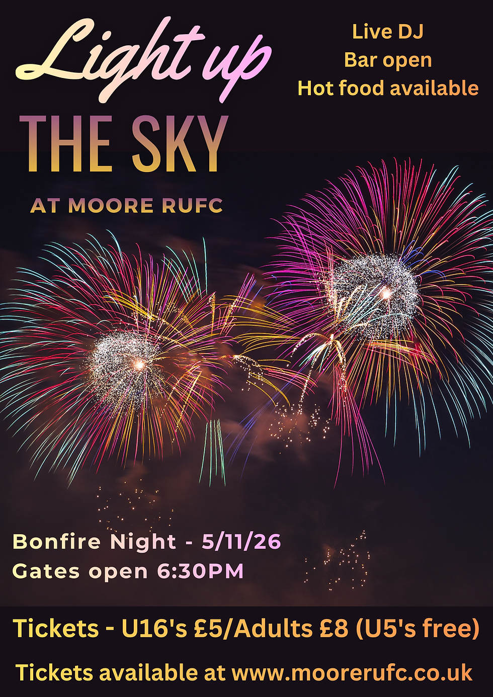 MOORE RUFC BONFIRE NIGHT 2026
