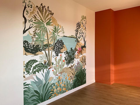 Réalisation de travaux de peinture, revêtements muraux ou décoration intérieure par Yoann Hubert, artisan peintre de l’entreprise Color Harmony à Laval (Mayenne 53).