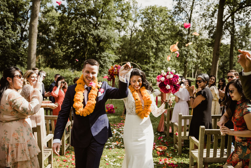German Hindu wedding ceremony, traditional Indian wedding rituals in Germany, multicultural wedding Europe