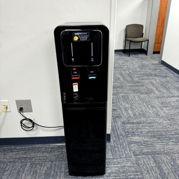 Black Upright Water Cooler  in Office