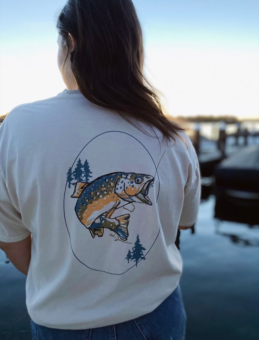 Thumbnail: Trout T-Shirt Cappuccino 