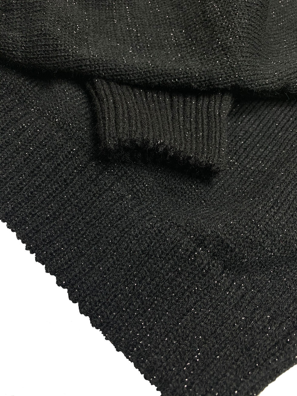 Thumbnail: Black Sparkle Knitted Jumper