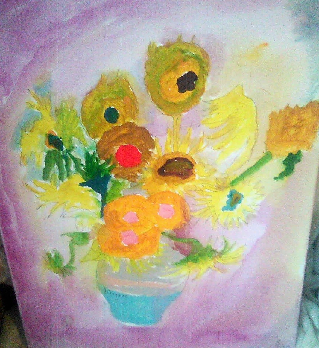 My version of Van Gogh's Sunflowers