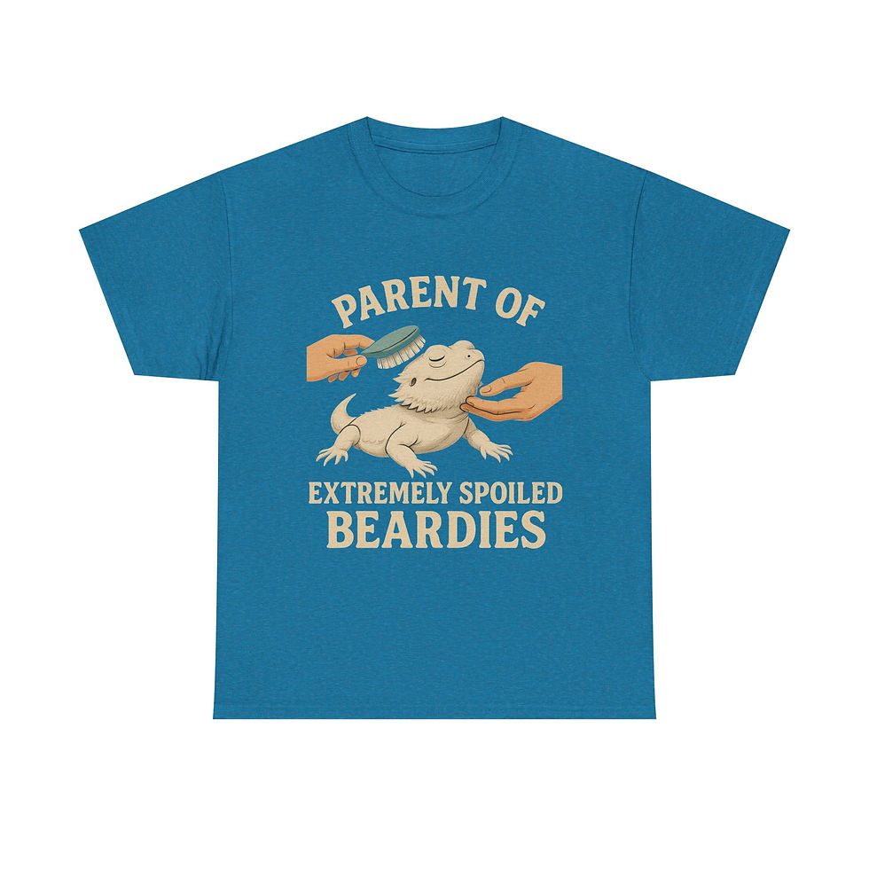 Thumbnail: Beardie Parent T‑Shirt — "Parent of Extremely Spoiled Beardies" Graphic Tee