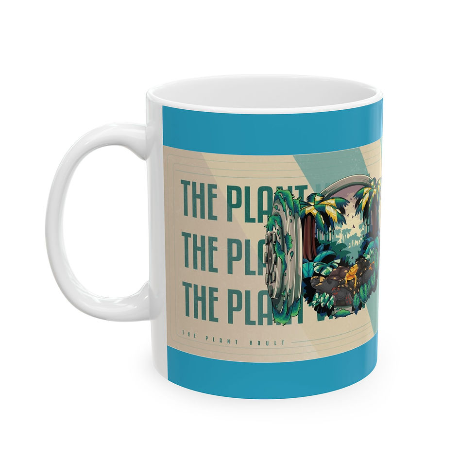 Thumbnail: Retro Tropical Escape Ceramic Mug - 11oz & 15oz