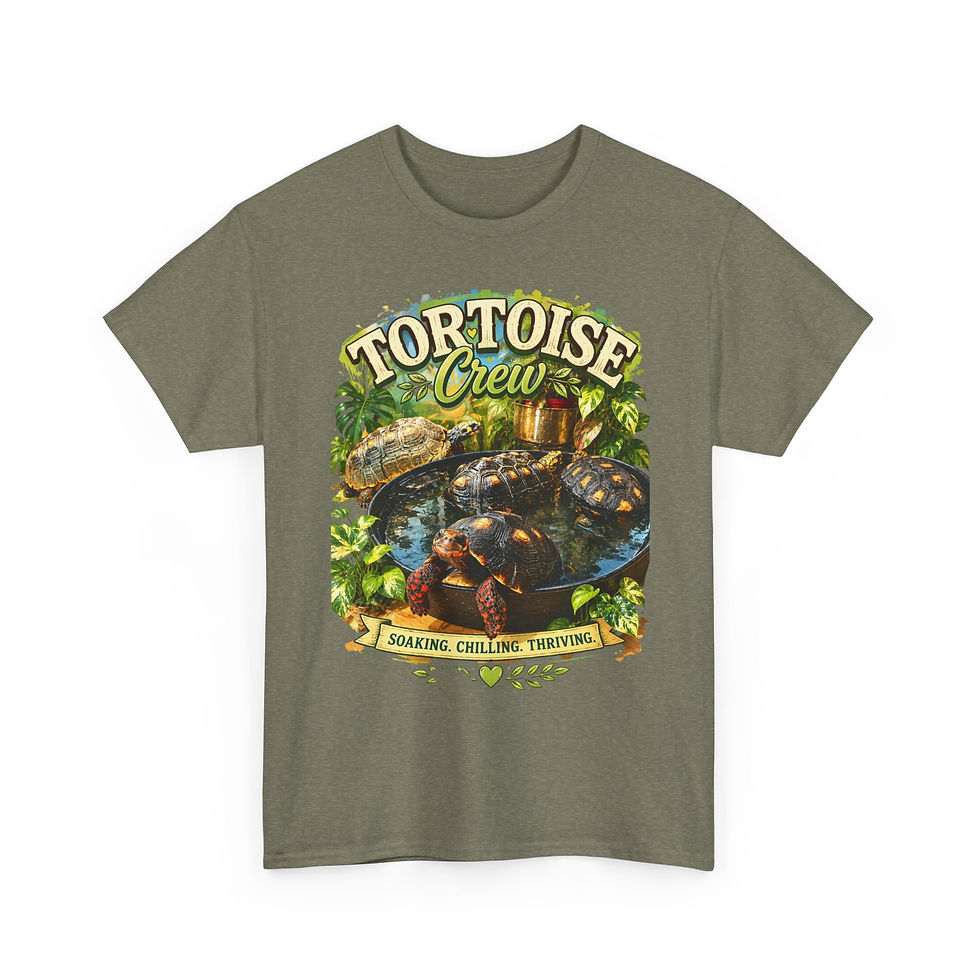 Thumbnail: Tortoise Crew - Unisex Heavy Cotton Tee