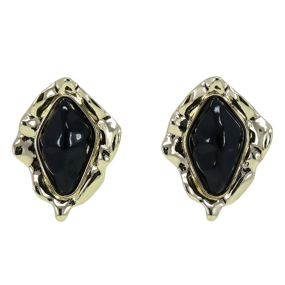 Miniatura: Arete Dorado piedra 