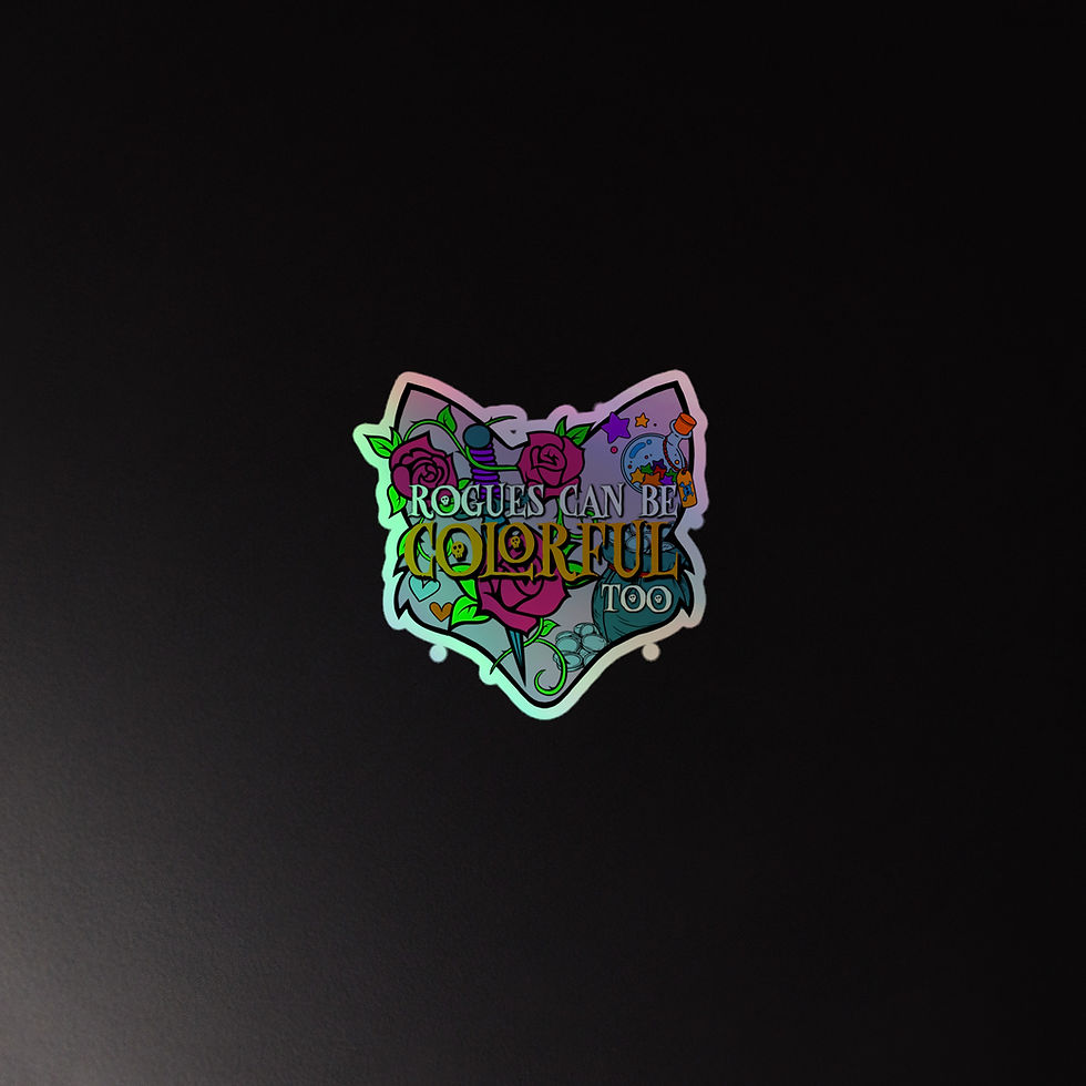 Thumbnail: Rogues Can Be Colorful Too - Holographic Sticker