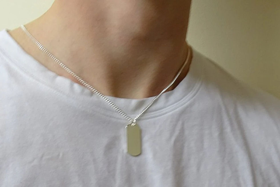 Thumbnail: Dog tag necklace