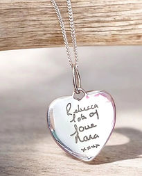 handwriting necklace