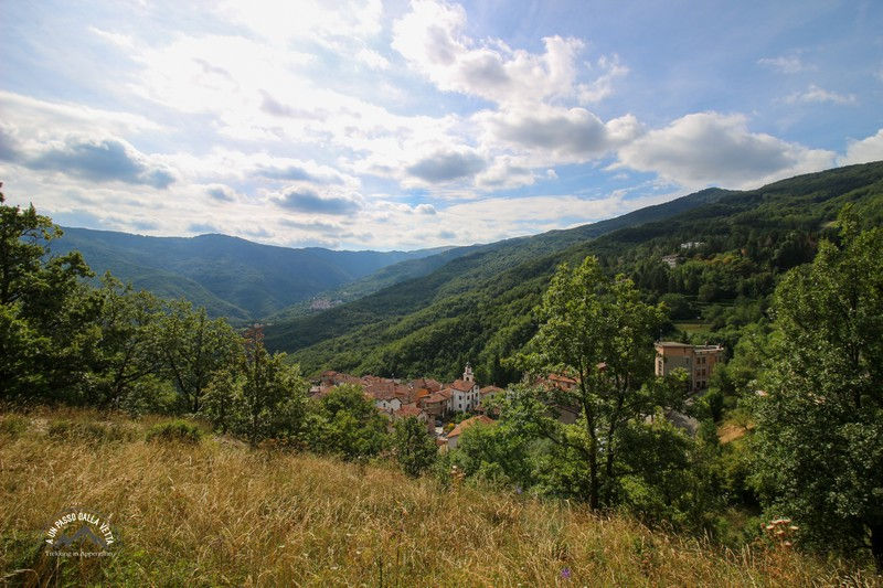 Caldirola, visuale dal punto panoramico