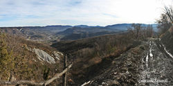 Panorama sulla valle Staffora