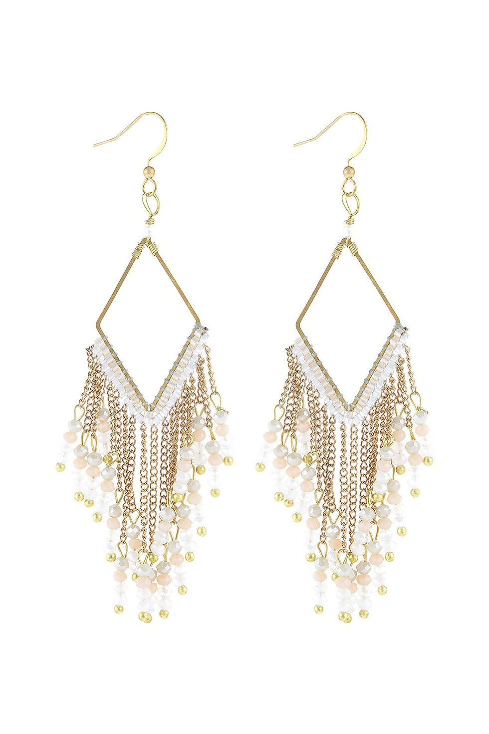 Thumbnail: Hde3047 - Dangle Beaded Earrings