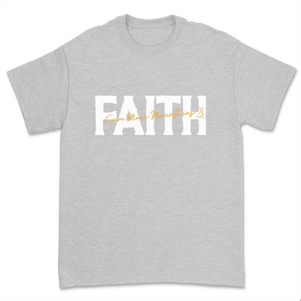 Thumbnail: Faith Can Move Mountains Shirt Unisex Casual