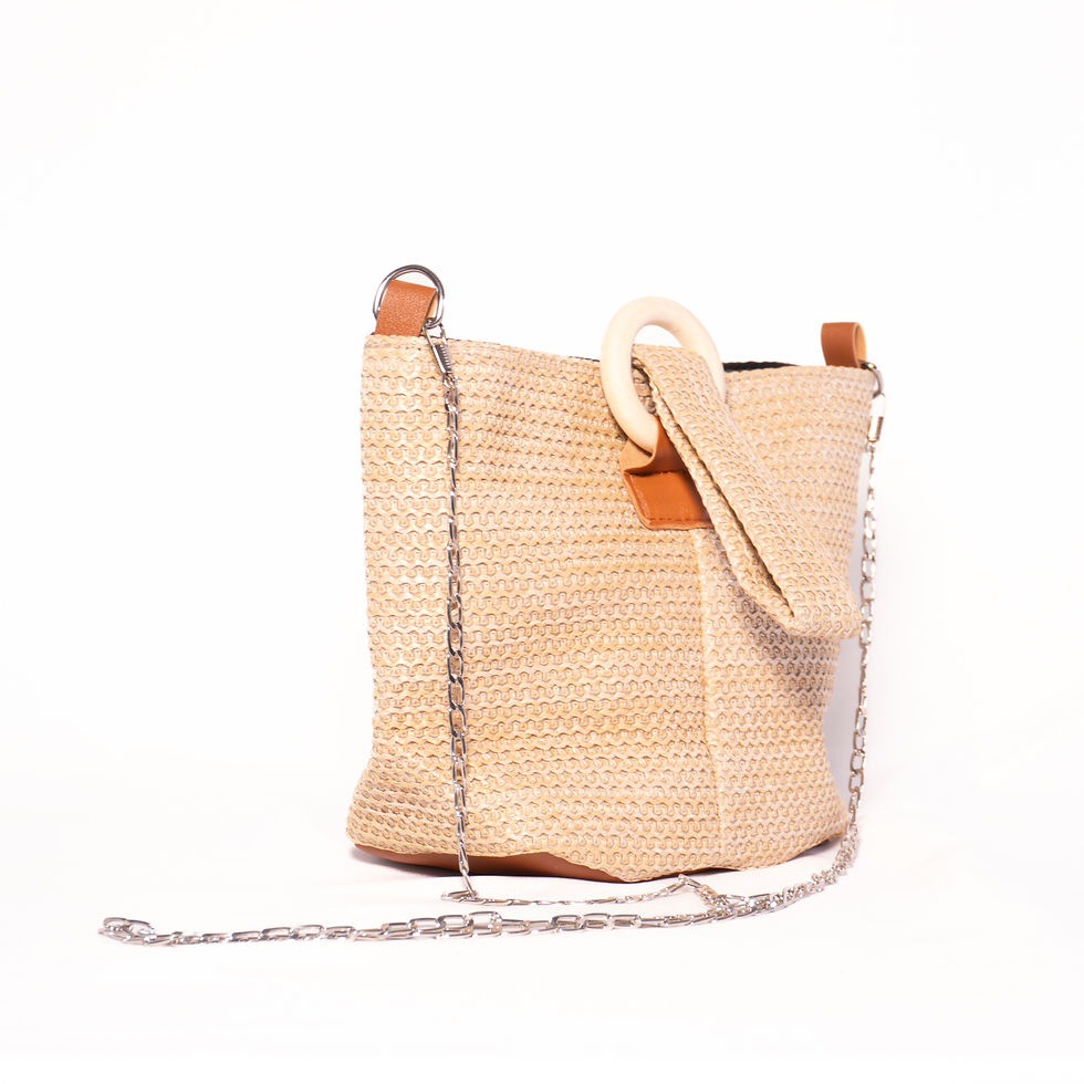 Thumbnail: Bolso Tejido con Cadena