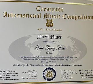 crescendo piano competition award