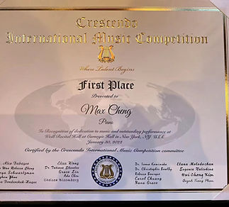 crescendo piano competition award