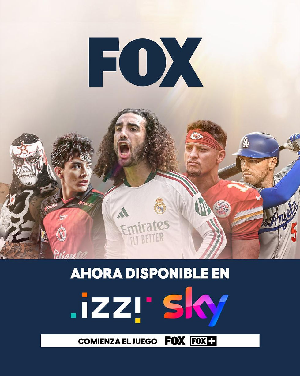FOX ya está en todo México: sus canales llegan a izzi y SKY con una oferta deportiva que lo tiene todo