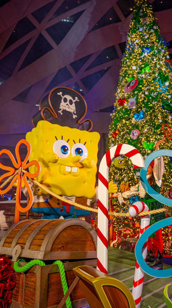 Paramount Pictures y Nickelodeon transforman Toreo Parque Central en un mundo submarino con la Villa Navideña de Bob Esponja