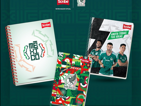 Del aula a la cancha: Scribe convierte cada cuaderno en una celebración de la Selección Mexicana