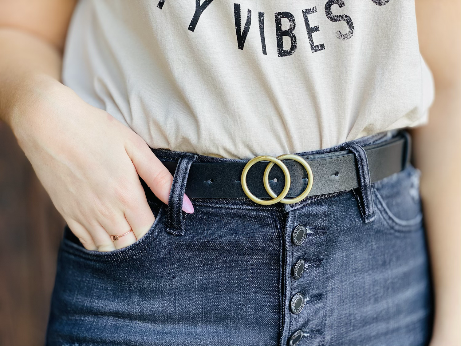 It Girl Belt in Black