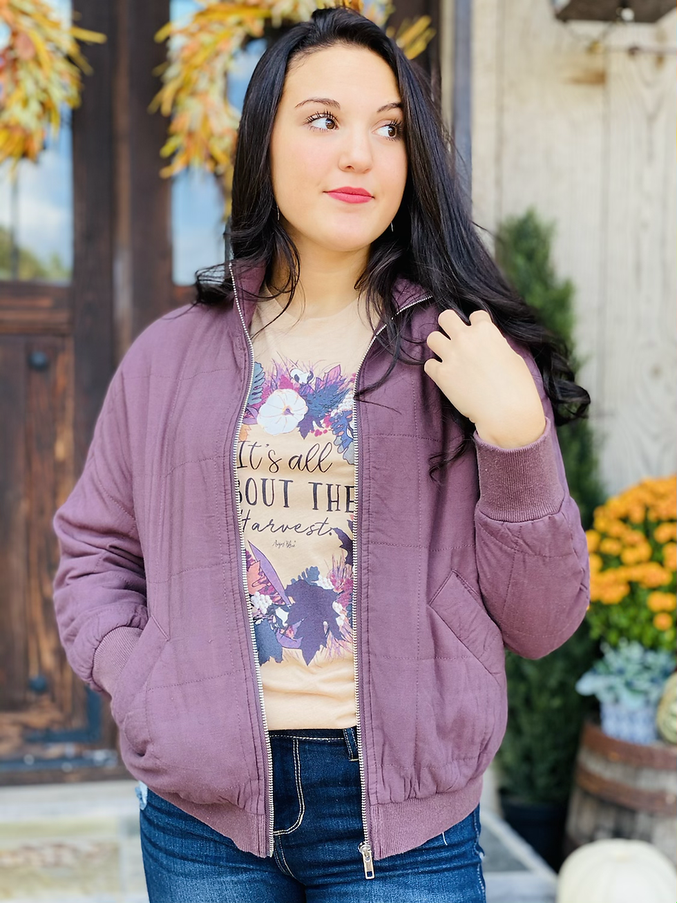 Can’t Stop Staring Quilted Jacket