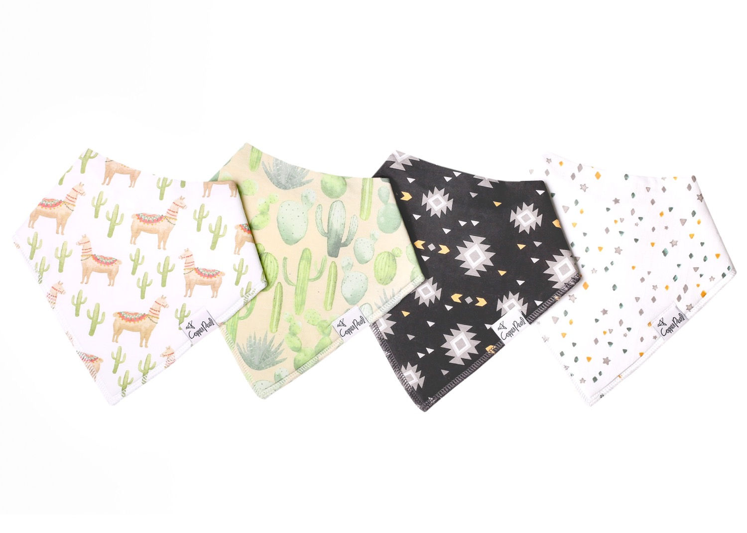 4 pack bandana bib set