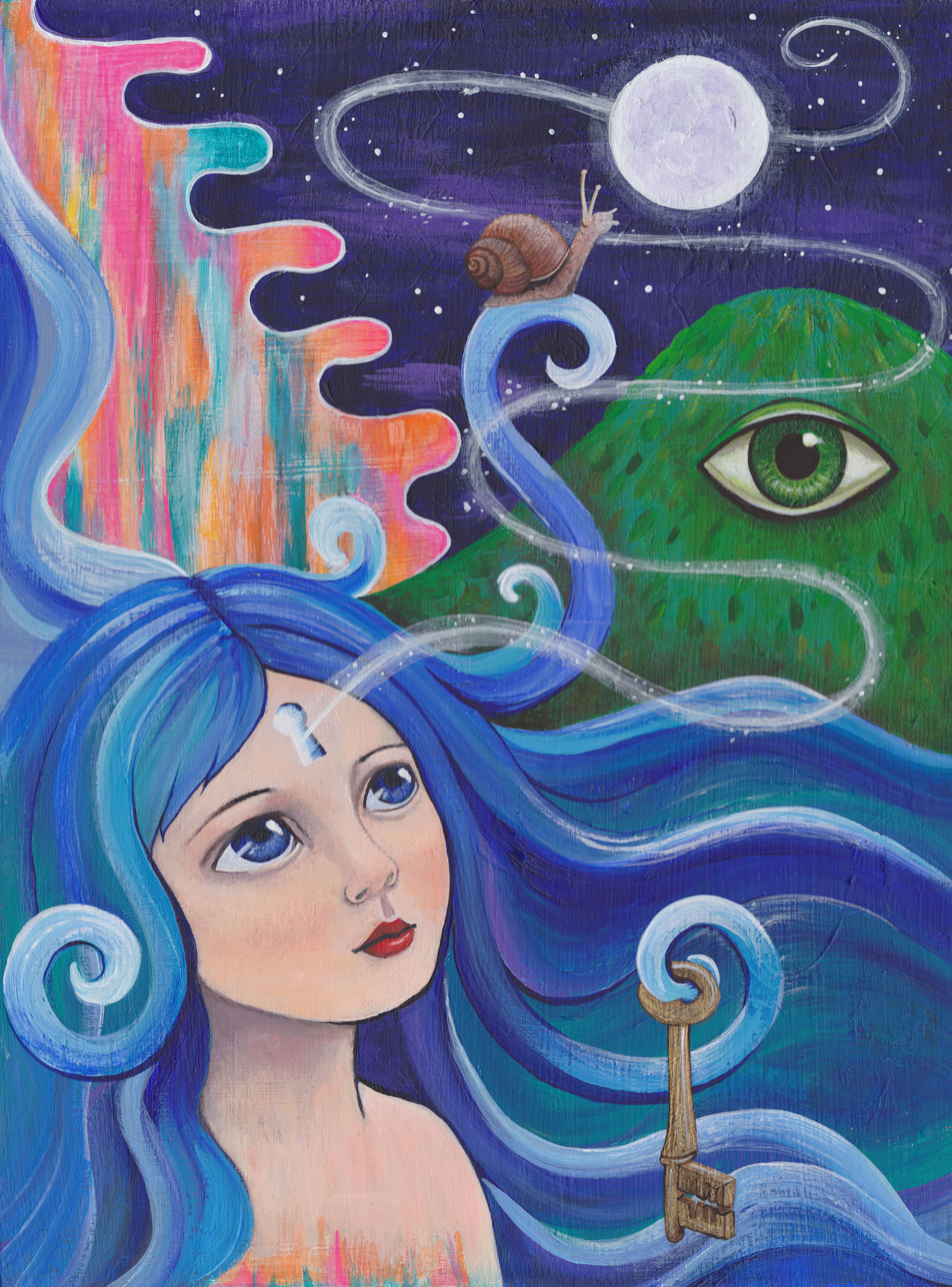Faerie sarah art, sarah kilgariff artist, melbourne artist, visionary art