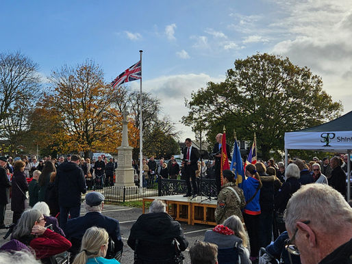 Shinfield honours the fallen at Remembrance Sunday service