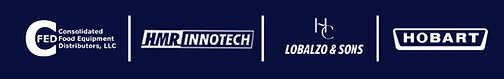 CFED, HMR, HC Lobalzo & Sons, and Hobart commercial food equipment