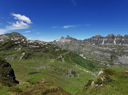 Aussicht auf die Alp Rindermatt