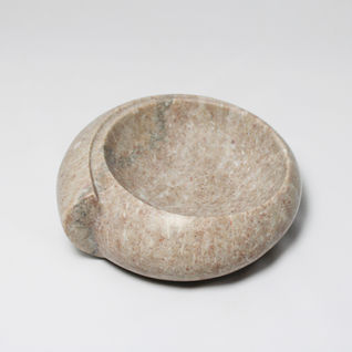 TN Marble spiraling bowl