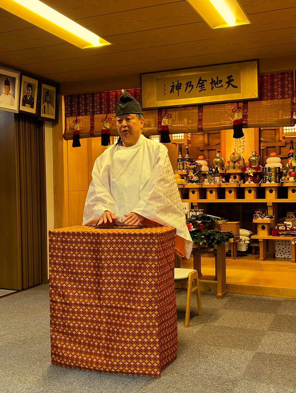 令和8年度 元日祭にて　三代教会長 山田 三郎 師