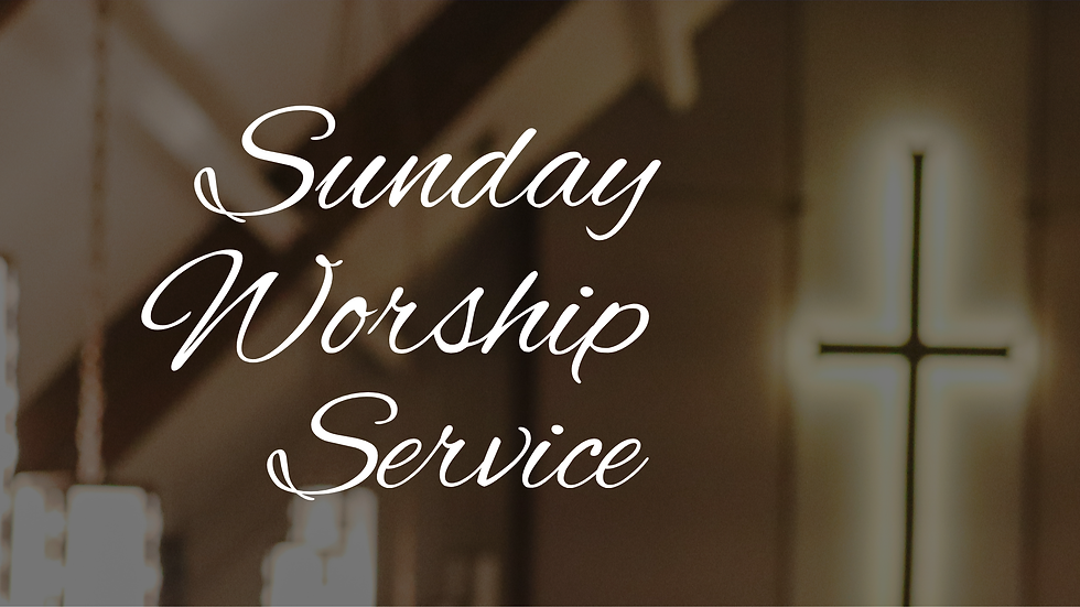 Sunday Service 9AM (Live)