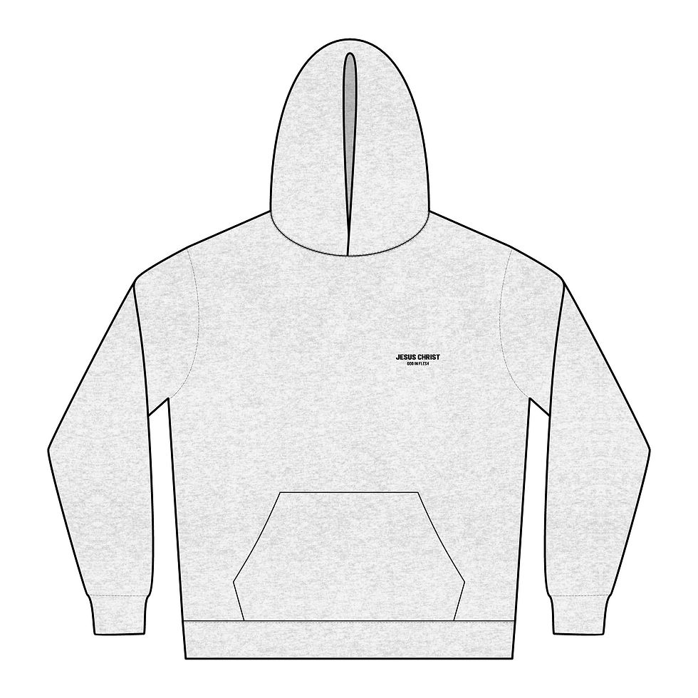 Miniatura: Embroidered JESUS CHRIST Relaxed Hoodie