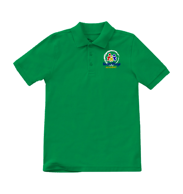 Green Pique Polos