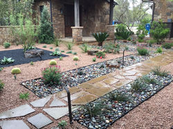 Modern, Drought Tolerant, Landscape Glass Garden by JXC Landscaping (22)