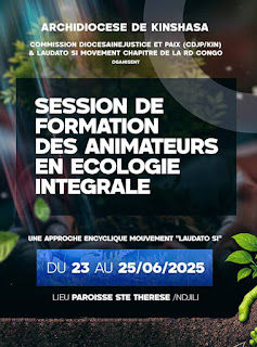 L'écologie intégrale au centre d'une formation à Kinshasa