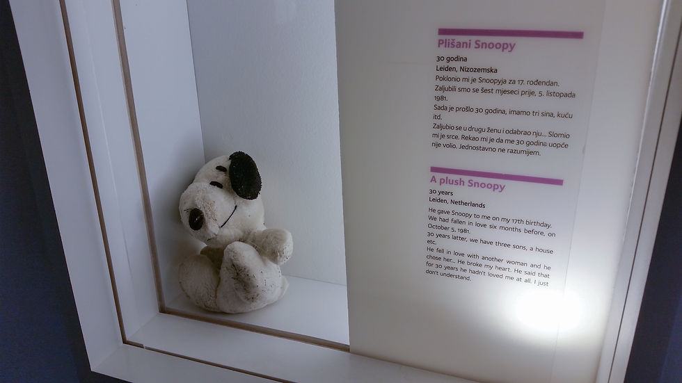 Love Hurts: A Visit to the "Museum of Broken Relationships"