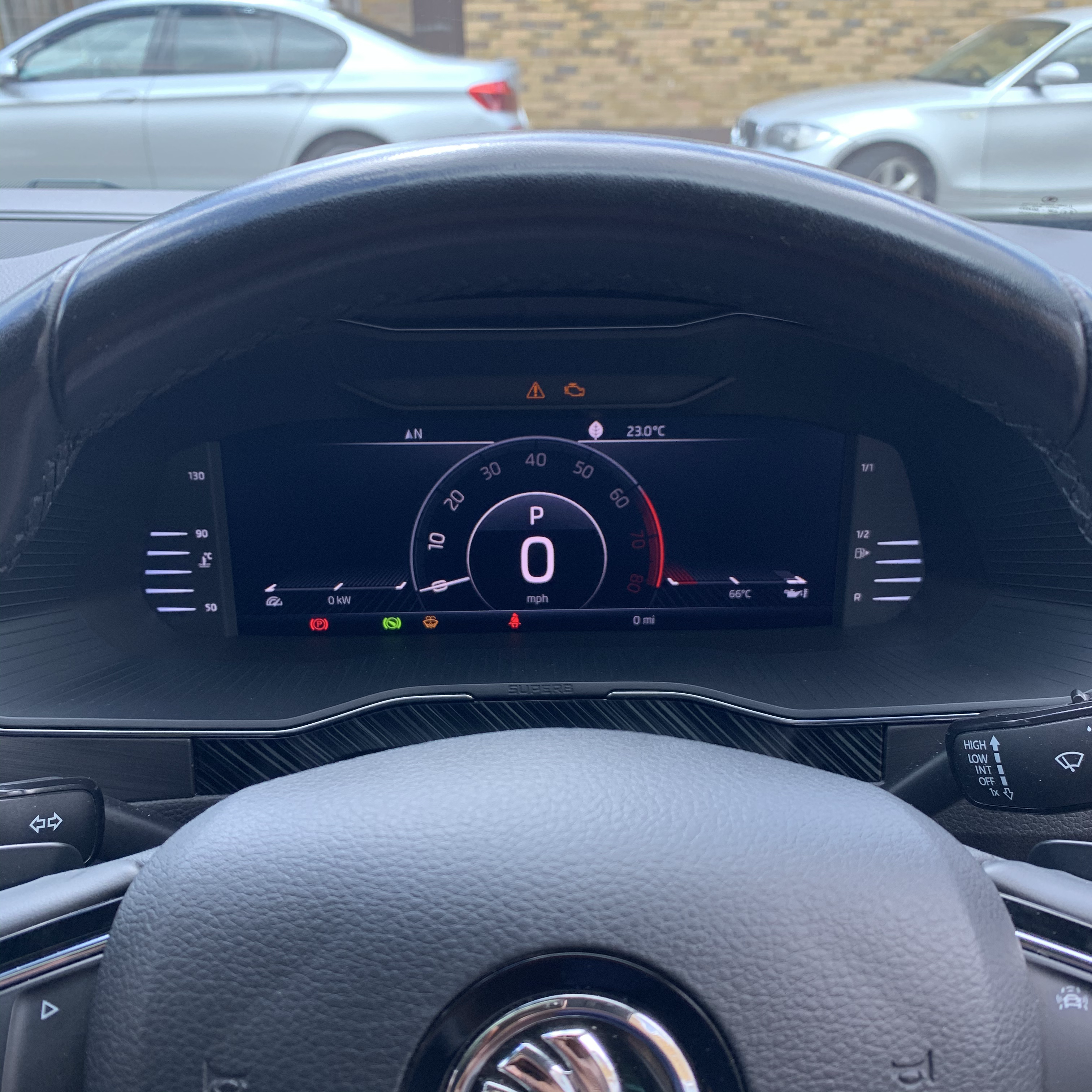 Skoda Superb virtual cockpit