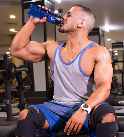 drink before & after working out