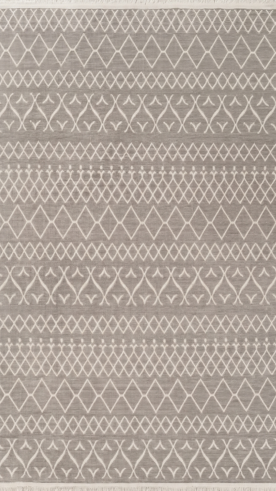 Modern Kilim Gri İskandinav